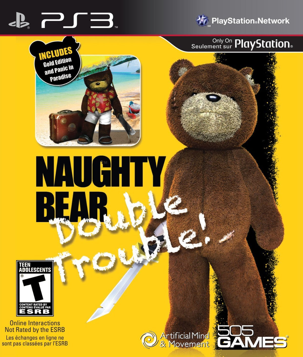 Naughty Bear - Double Trouble - Playstation 3