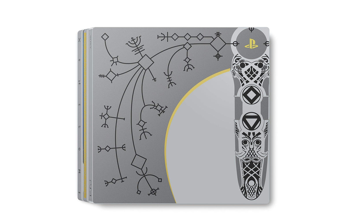 PlayStation 4 Pro 1TB Limited Edition Console - God of War Bundle [Discontinued] (Renewed)