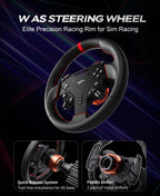 PXN VD4 Direct Drive Racing Wheel Bundle, 4Nm Force Feedback, for Windows