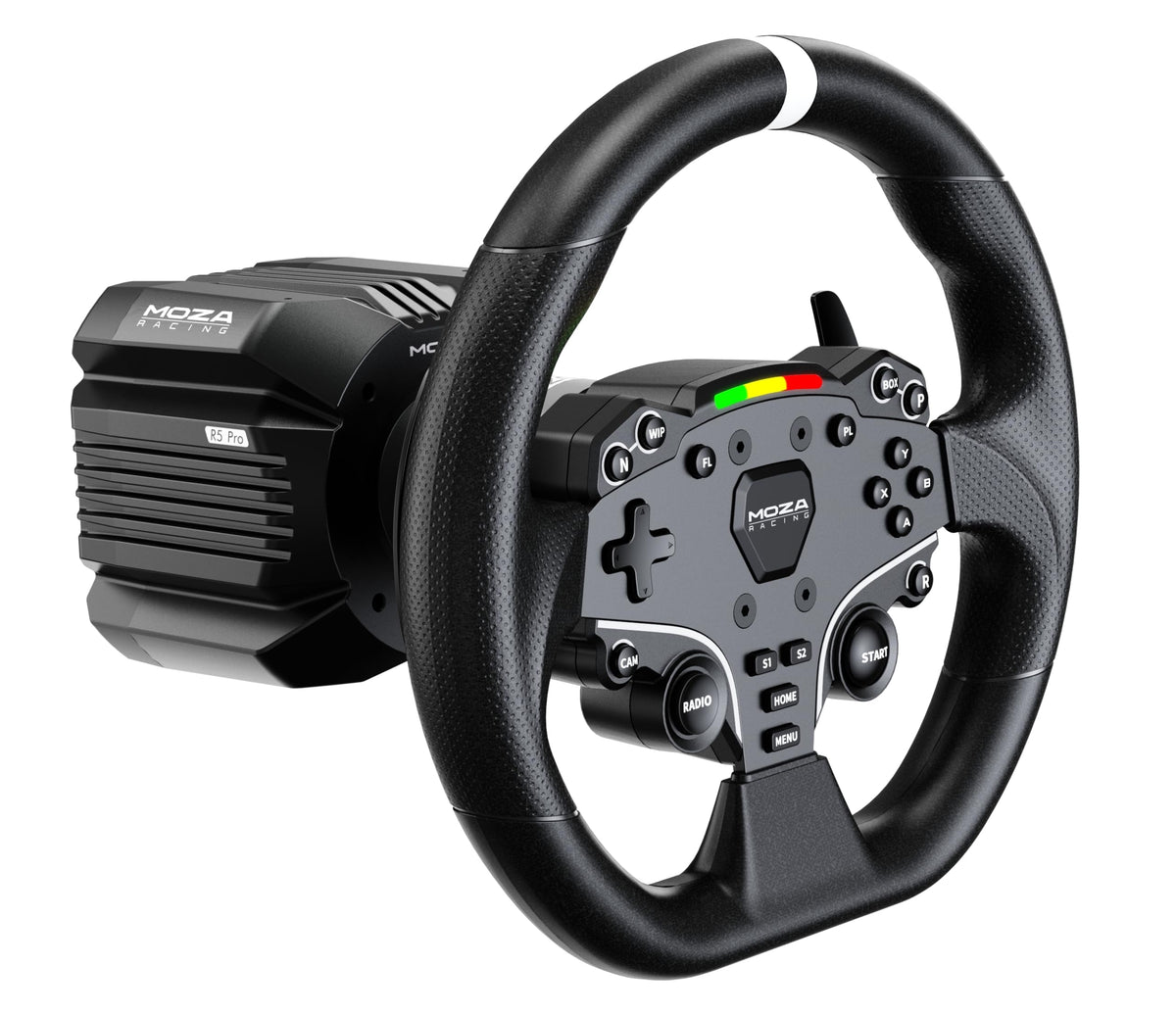 MOZA R5 Pro Bundle 6Nm Torque Wheelbase,ES Lite Wheel and Pedals Kit