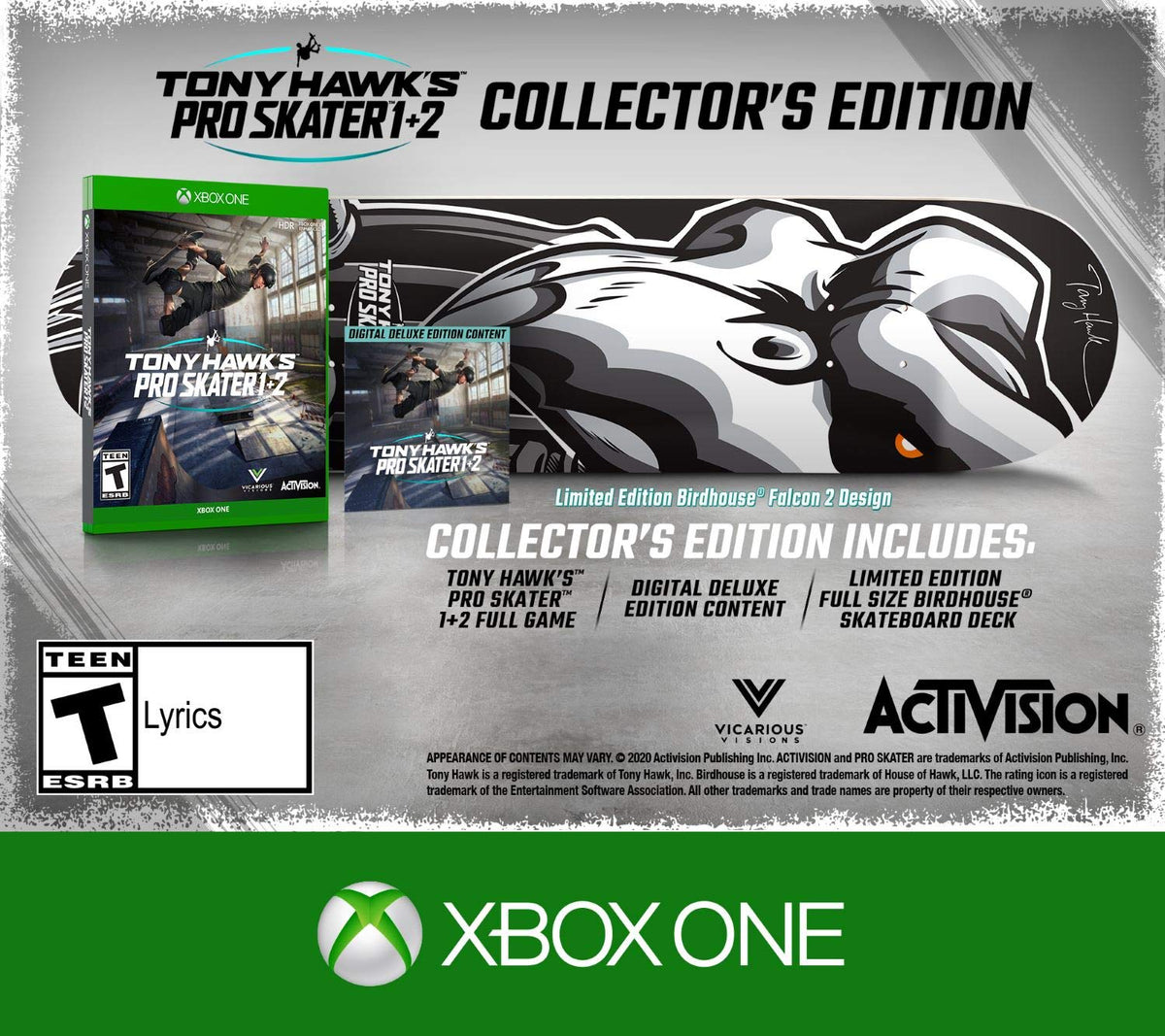 Tony Hawk's Pro Skater 1 + 2 - Collector's Edition - Xbox One