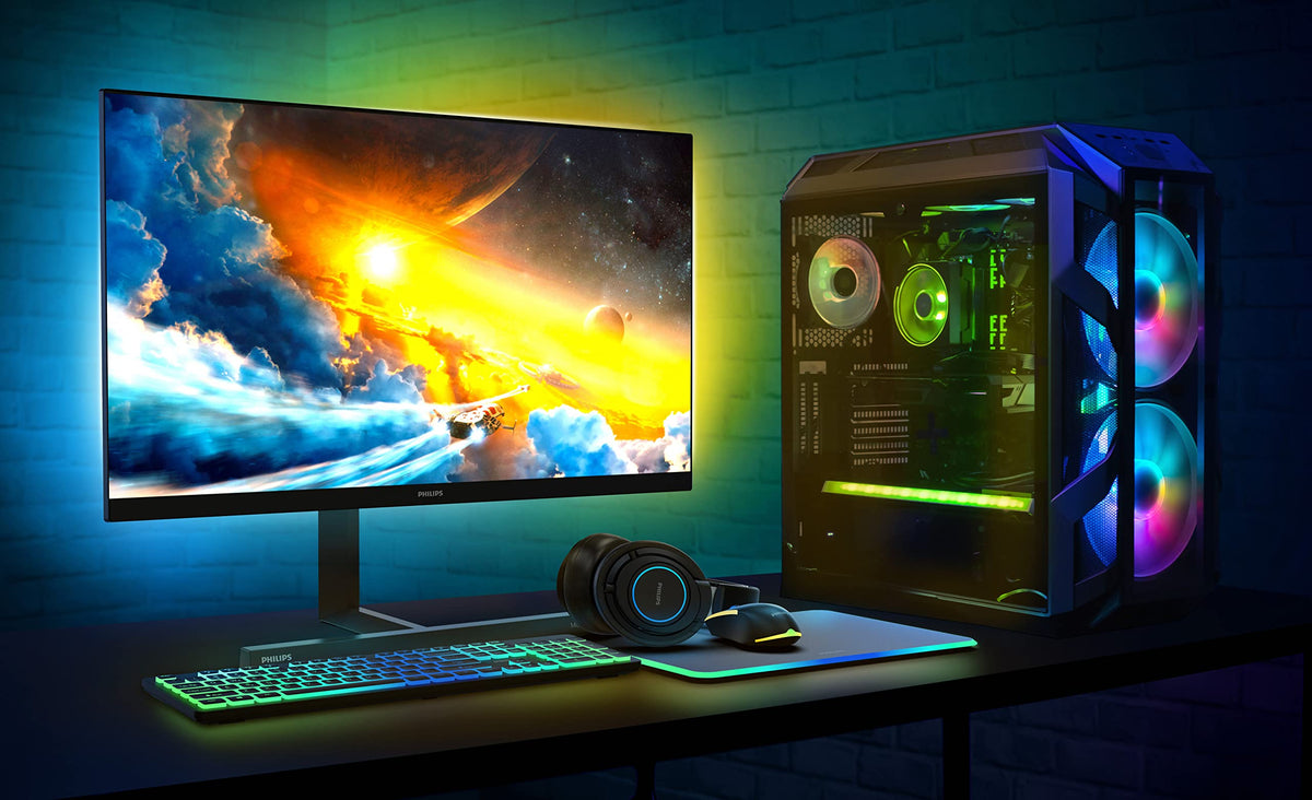 Philips Momentum 329M1RV 32" 4K HDR 400 Gaming Monitor, Designed for Xbox, 144Hz, USB-C PD 65 Watts, 1 ms Response Time, 4Yr Advanced Replacement, Height-Adjustable,Black