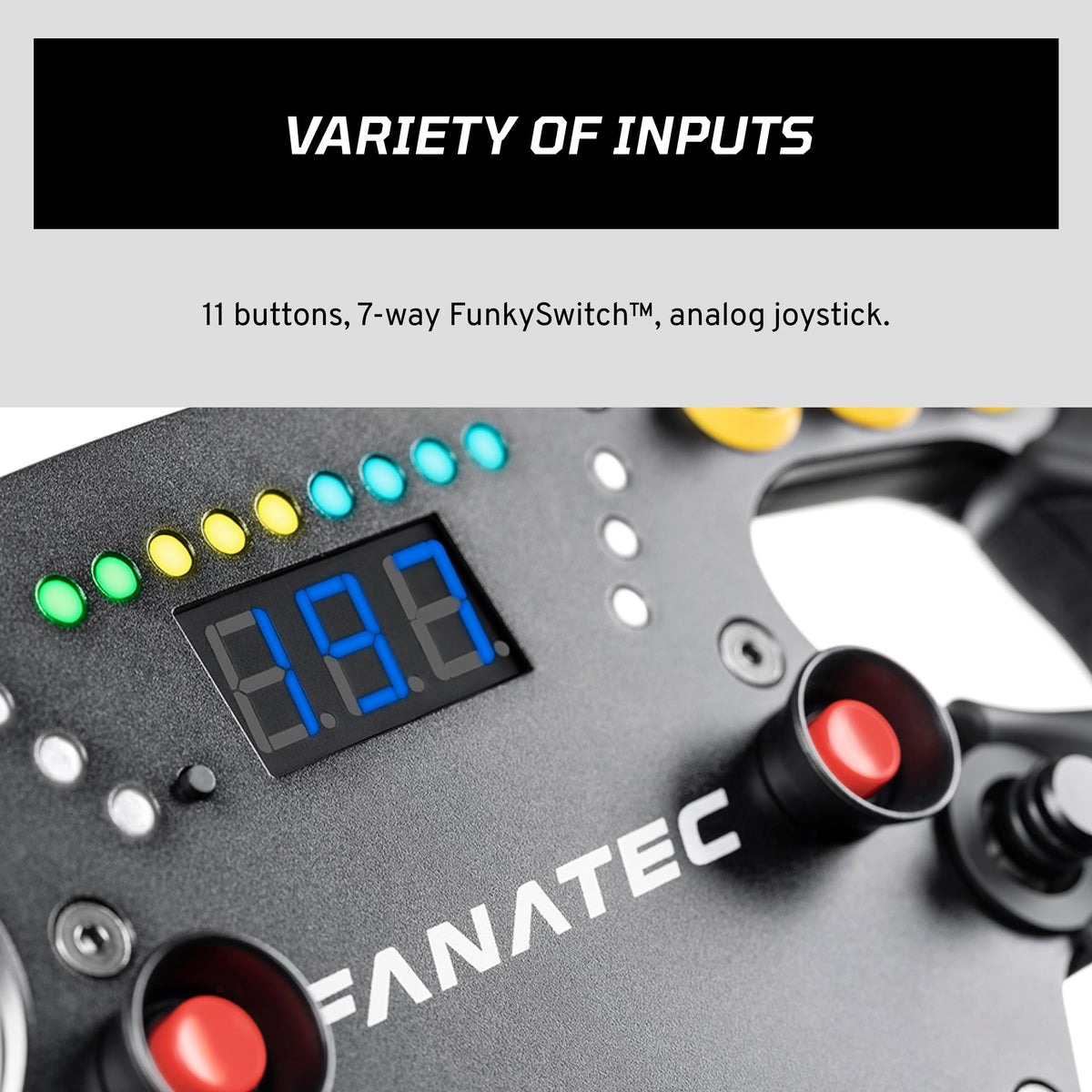 FANATEC Sim Racing ClubSport Steering Wheel F1 Esports V2 – PC