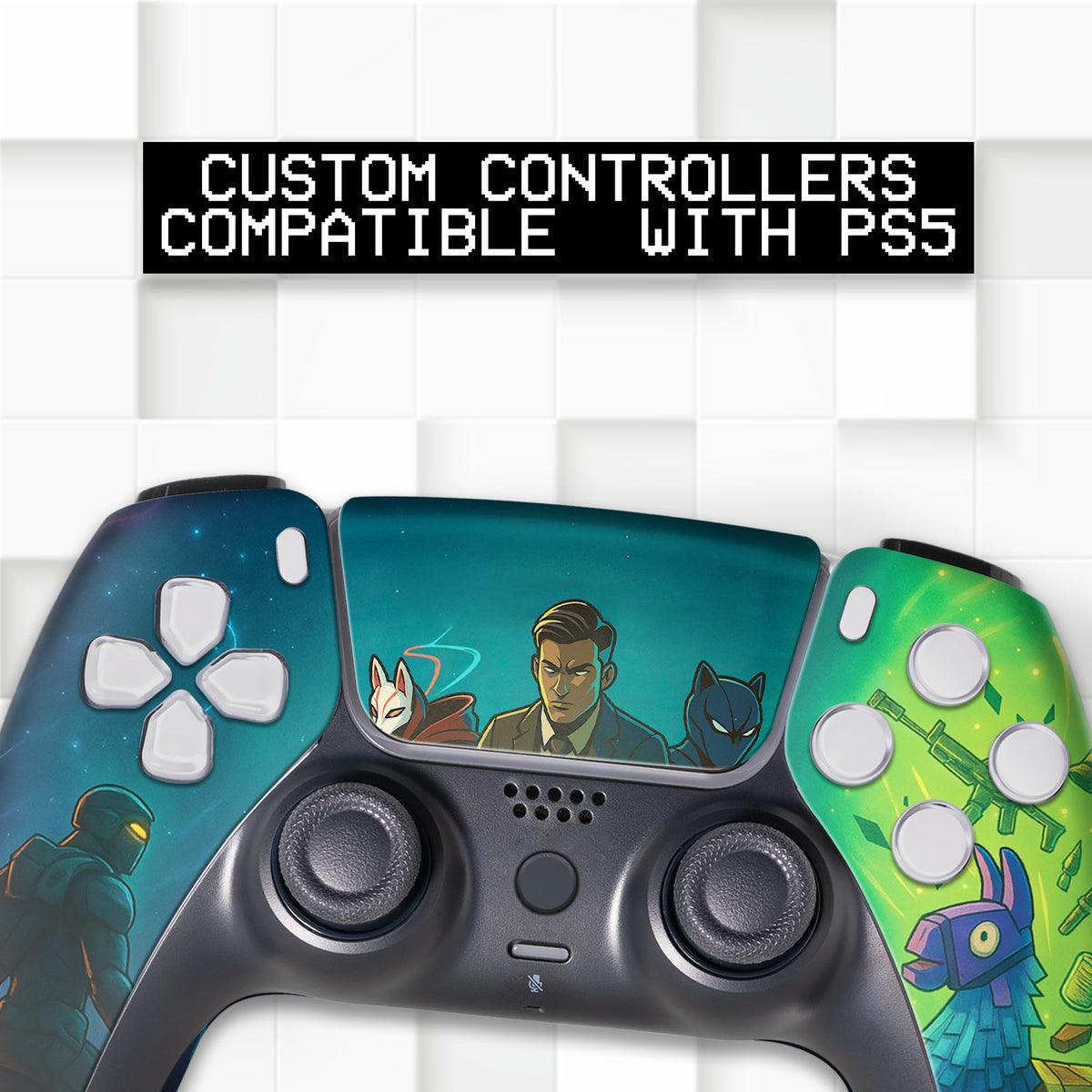 Forttnite Leggends Priime Modded Custom PS-5 Controller Wireless