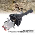Excavator Joystick Controller, Replacement Right Side Control Handle Assembly for Komatsu PC200-6 PC200-7 PC200-8 Excavator