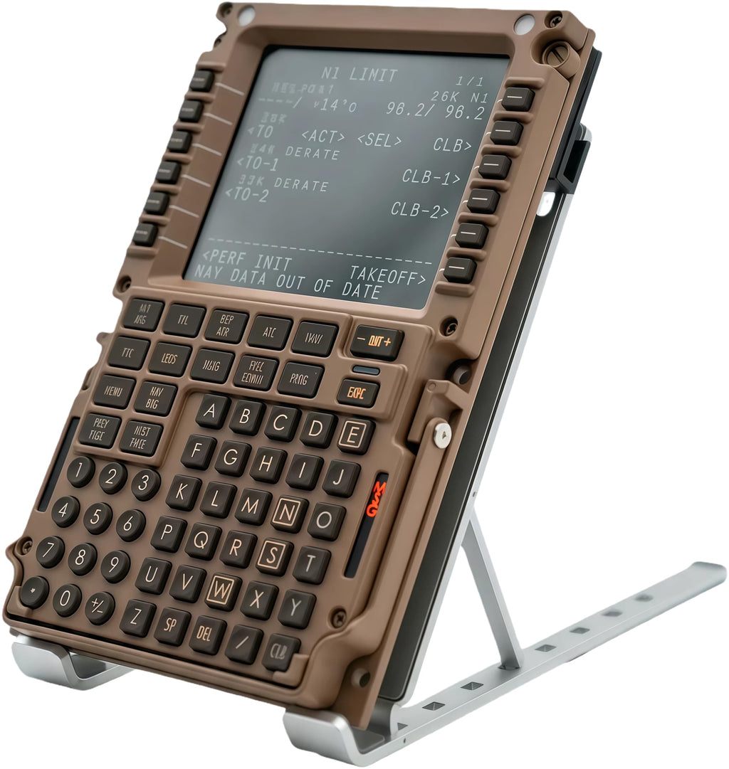 SYDYSOSO Cockpit Simulator Flight Simulator Control Display Unit, 747X CDU