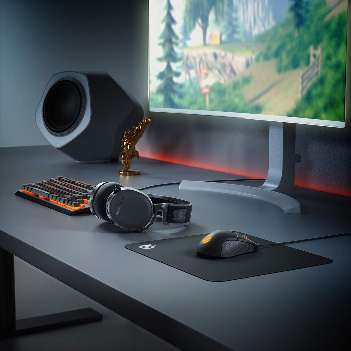 SteelSeries Casque Gamer Arctis 7 Noir 2019