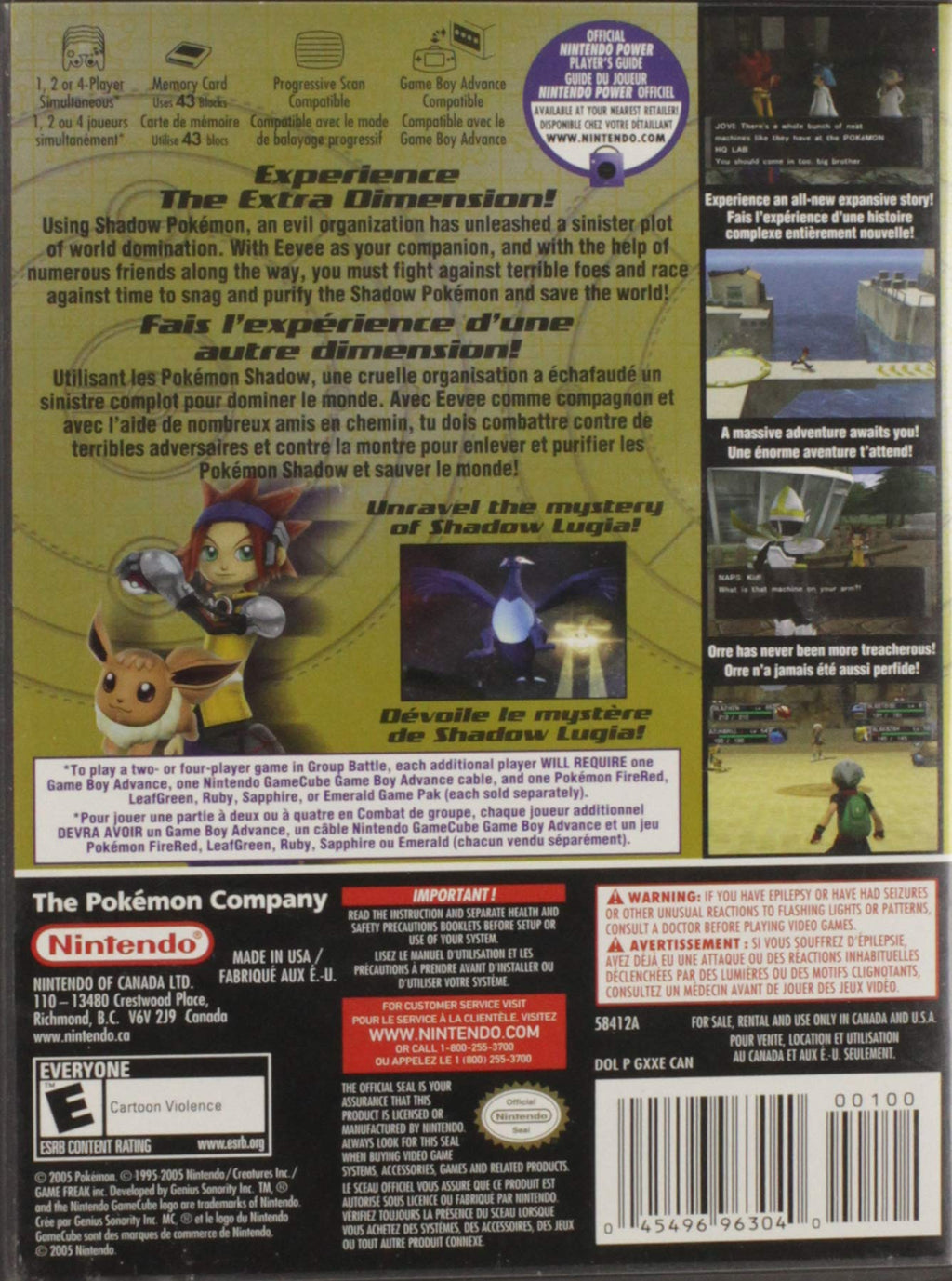 Pokemon XD Gale of Darkness (Gamecube) (Pre-Played - Game Only)
