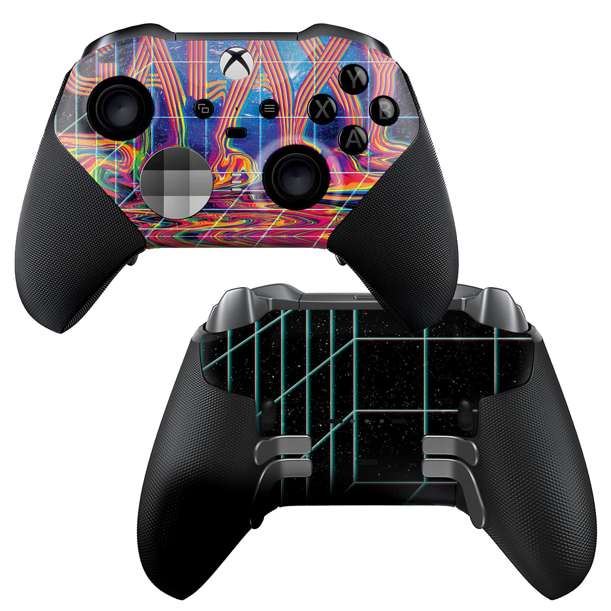 DreamController Cherry Blossom X-box Elite Controller Series 2 Limited Edition Custom Elite Series 2 Controller for X-box One/Series X/S. with Advanced Hydro-Dip Paint Technology (Not Just a Skin)