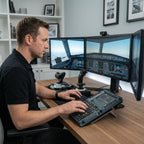 SYDYSOSO Cockpit Simulator Flight Simulator Control Display Unit A320 MCDU
