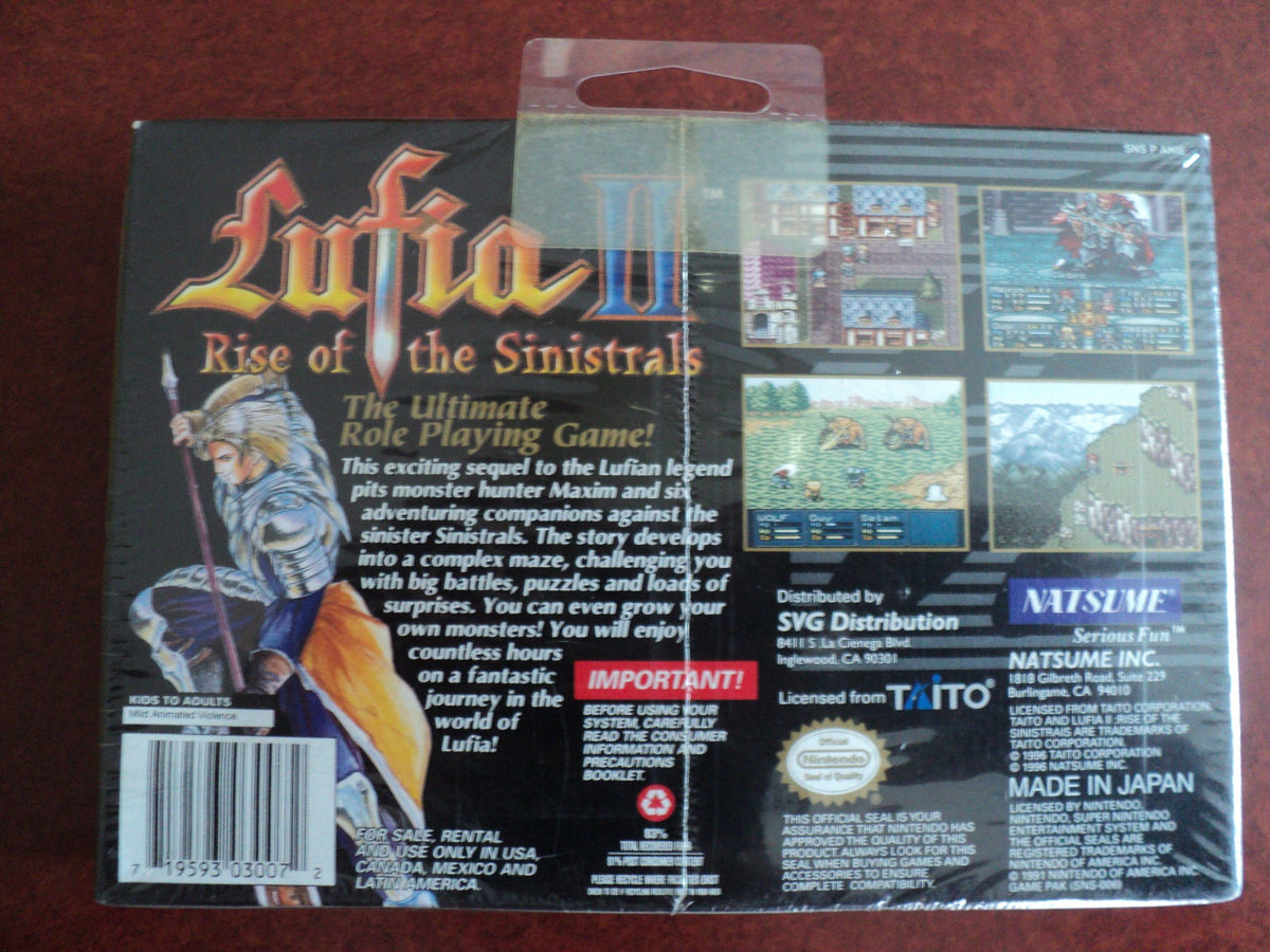 Lufia II: Rise of the Sinistrals - Super Nintendo (Renewed)