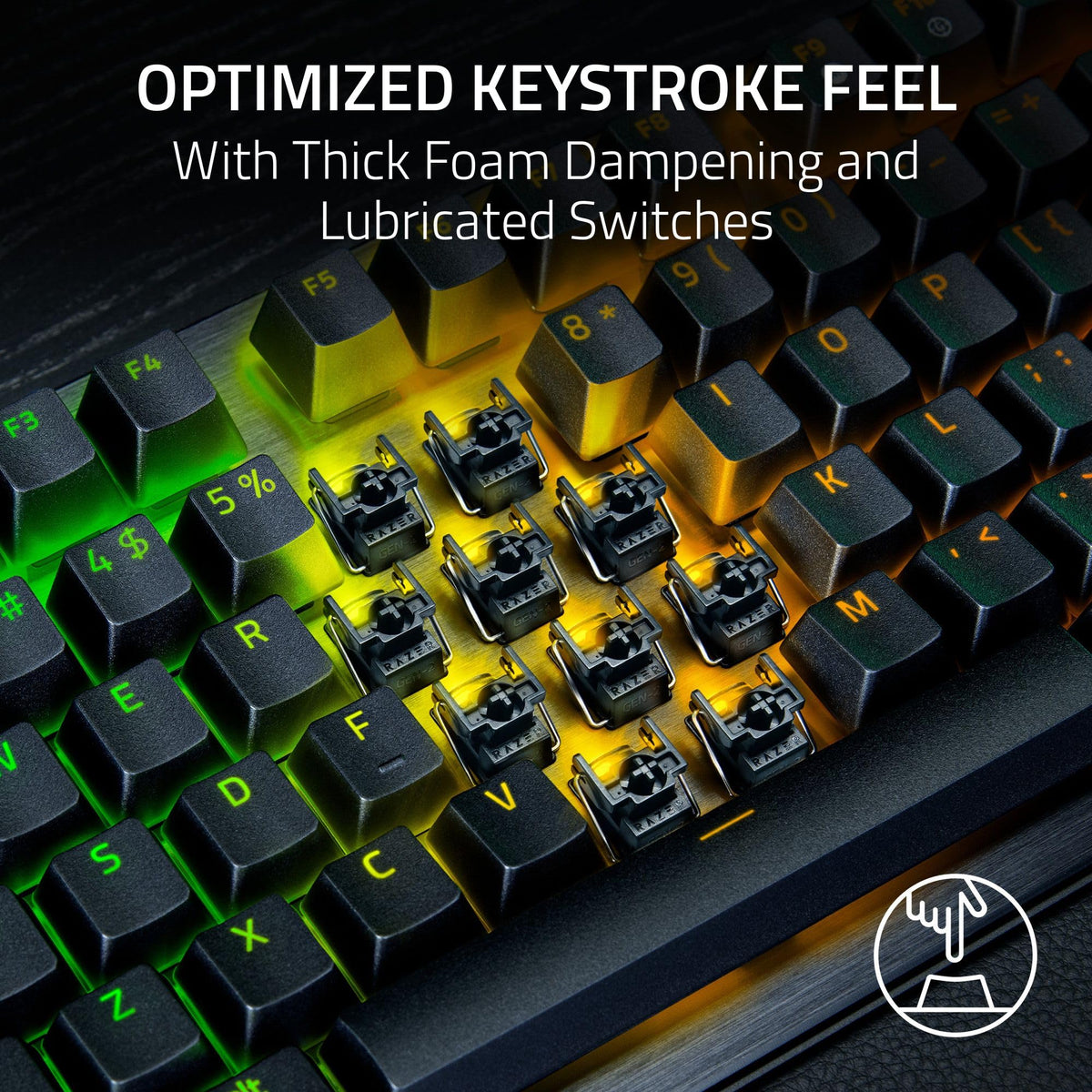 Razer Huntsman V3 Pro TKL 8KHz Esports Gaming Keyboard, Black