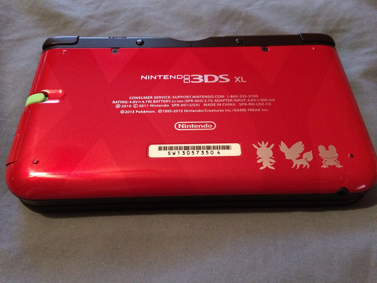 Nintendo Pokémon X & Y Limited Edition 3 DS XL (Red) [video game]