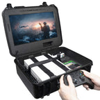 Case Club Waterproof Gaming Station Fits Xbox One X/S, Monitor - Gen 2