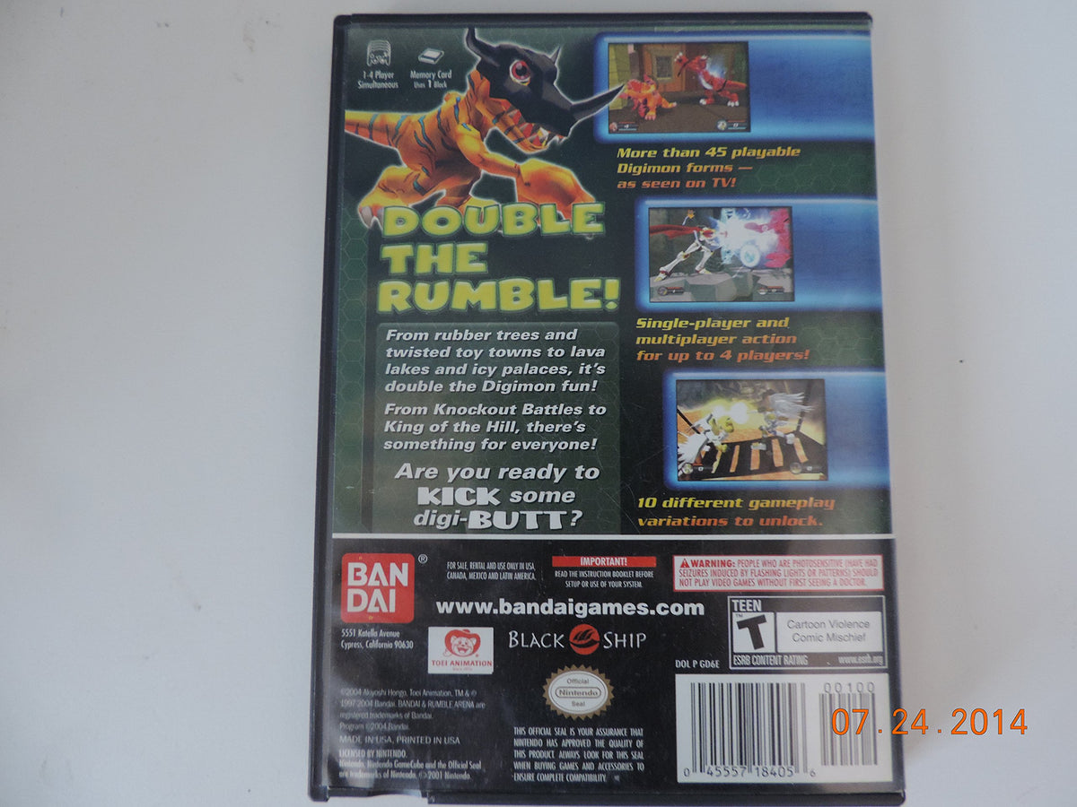 BANDAI DIGITAL ENT. Digimon Rumble Arena 2 ( GameCube )
