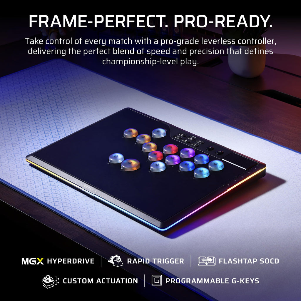 Corsair NOVABLADE PRO Wireless Hall Effect Leverless Controller – Black