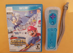 Mario & Sonic Sochi 2014 Olympic Winter Games with Blue Wii Remote Plus - Wii U (Renewed)