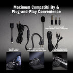 ASUS ROG Kithara Hifiman Gaming/Audiophile Open Wired Headphones with Mic