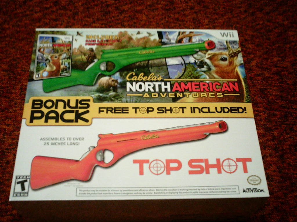 Cabela's North American Adventures 2011 Bundle Pack with Green and Orange Top Shot