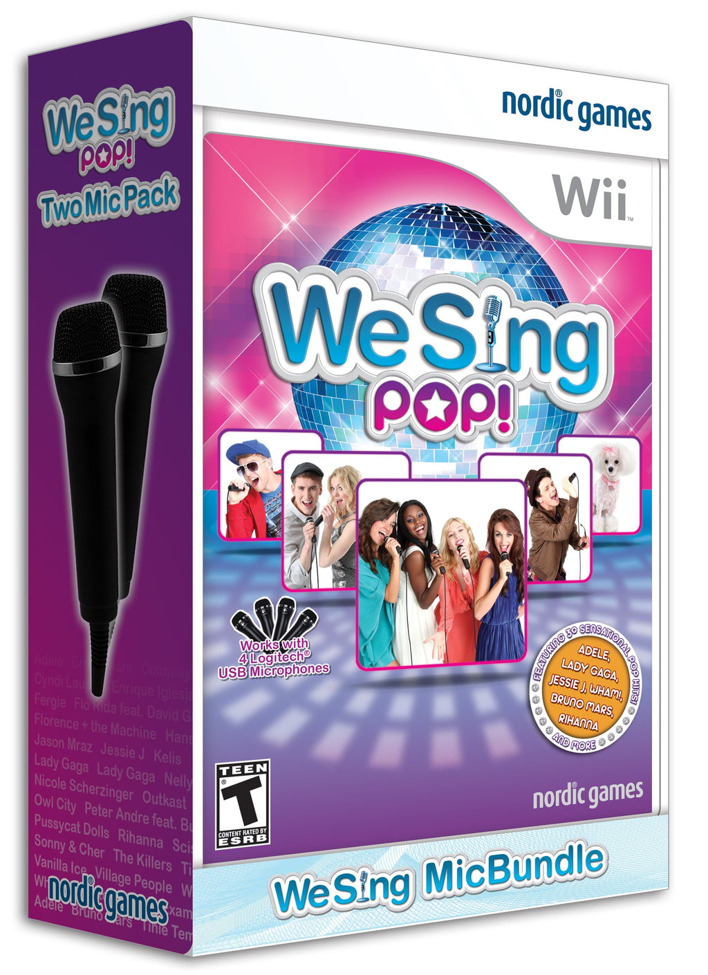 We Sing Pop with 2 Microphones - Nintedo Wii