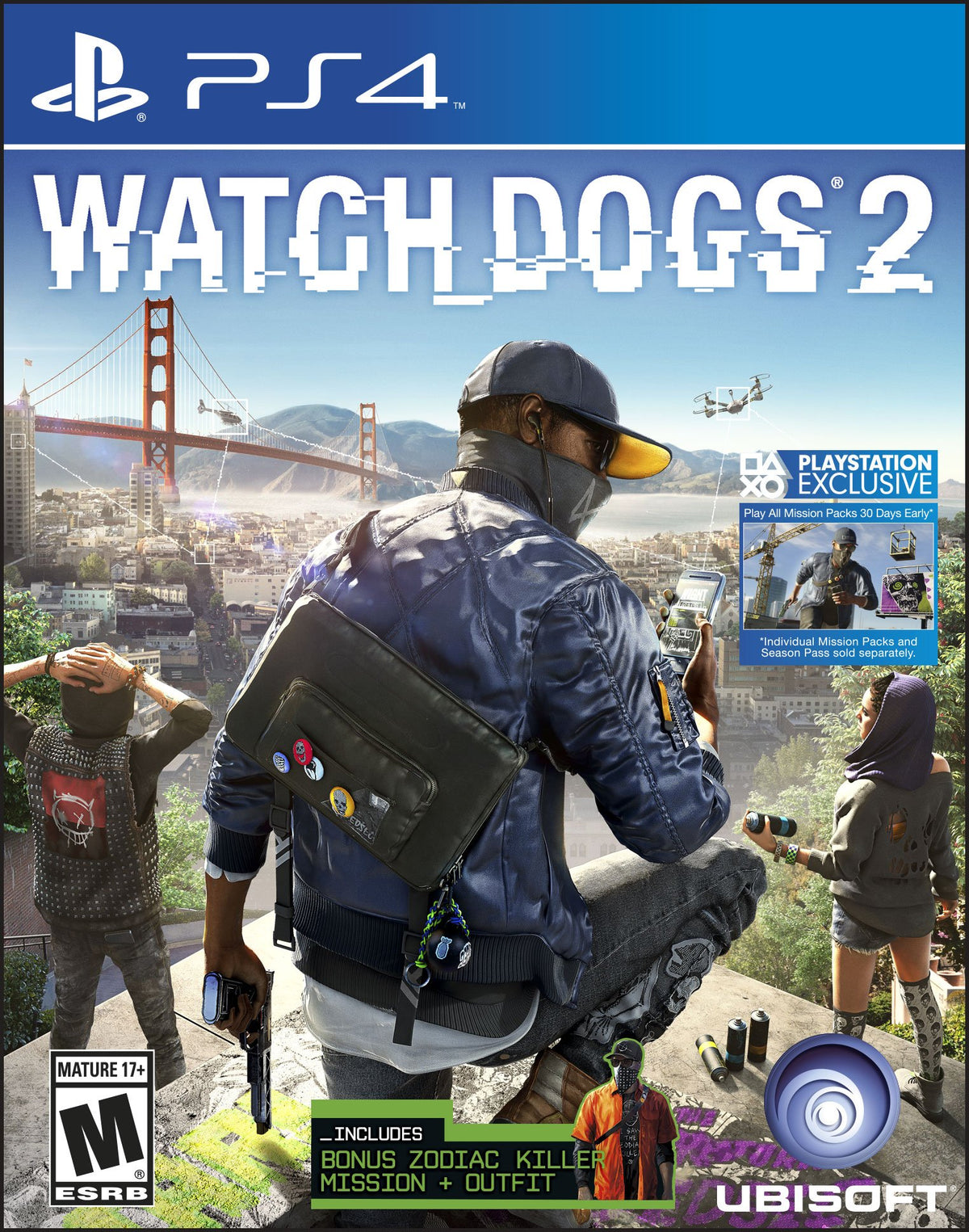 Watch Dogs 2: Gold Edition (Includes Extra Content + Season Pass subscription) - PlayStation 4