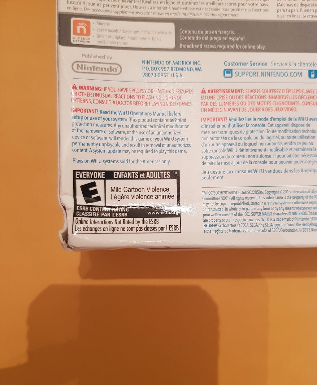 Mario & Sonic Sochi 2014 Olympic Winter Games with Blue Wii Remote Plus - Wii U (Renewed)