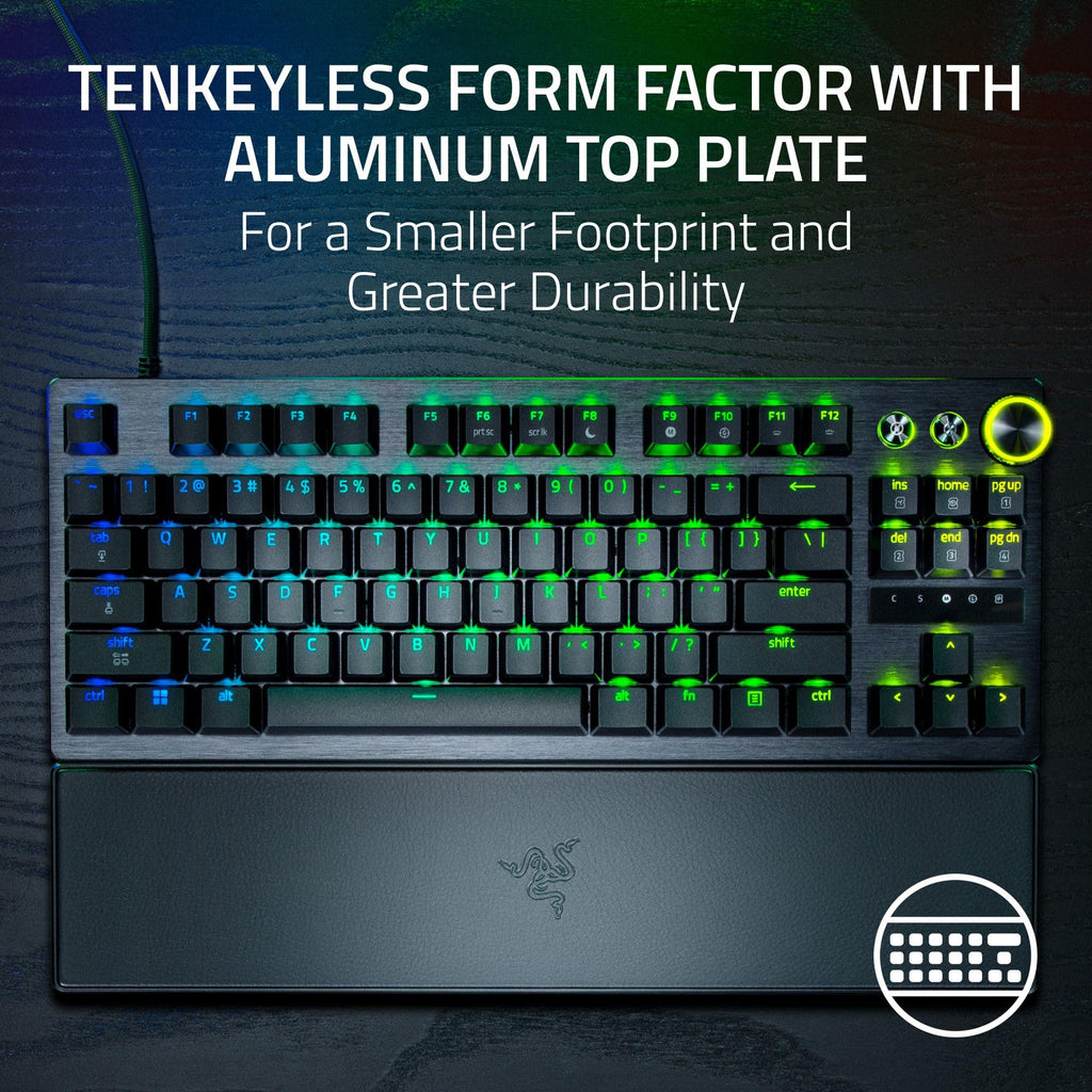Razer Huntsman V3 Pro TKL 8KHz Esports Gaming Keyboard, Black