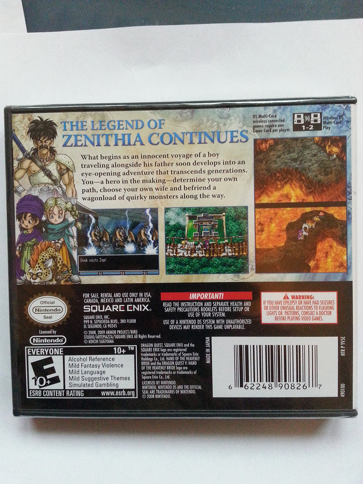 Dragon Quest V: Hand of the Heavenly Bride - Nintendo DS