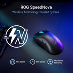 ASUS ROG Keris II Ace Wireless Gaming Mouse – Right-Handed Ergonomic, 54g, Tri-Mode Connectivity, 42K DPI, up to 107Hr Battery, PC/Mac Support - Black